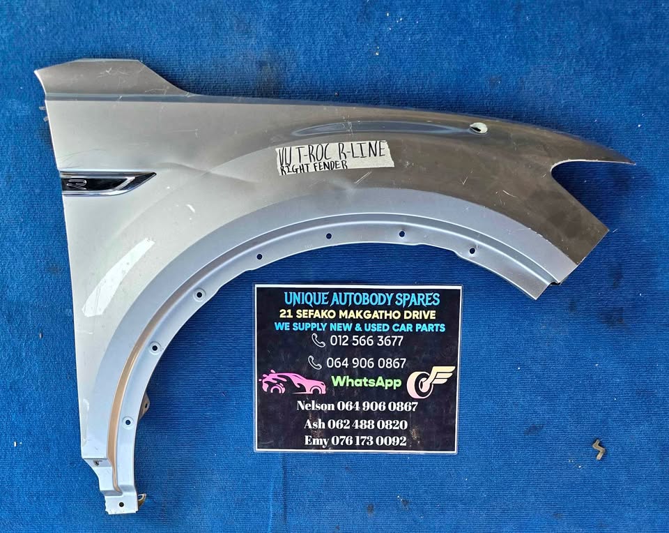 VW T-Roc R-Line Right Fender With Badge