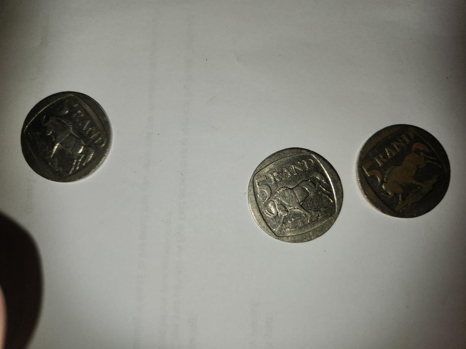 Old R5 coins for sale