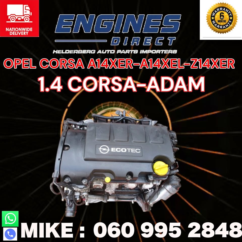 Import Opel Corsa 1.4 A14XER Engine for sale.