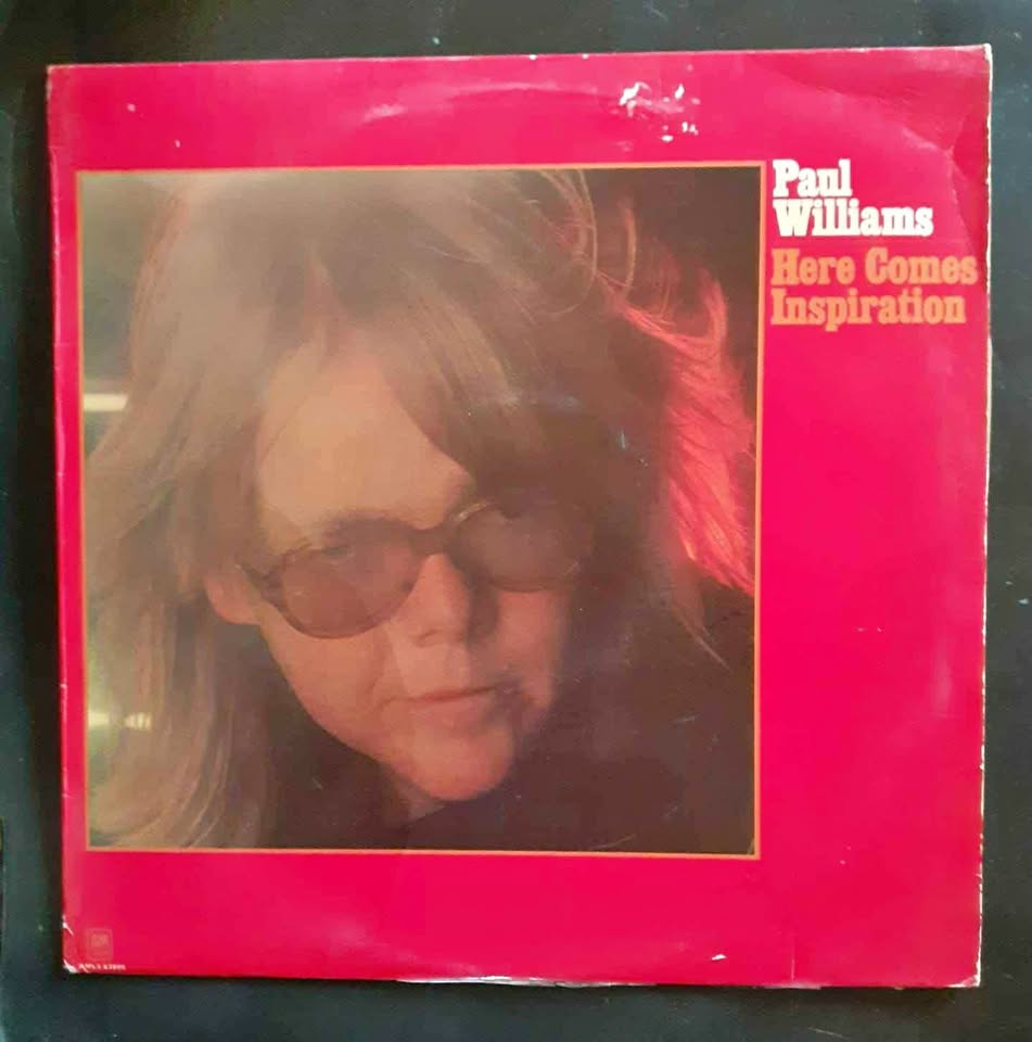 Paul Williams – Here Comes Inspiration LP Record Paul Williams – Here Comes Inspiration LP Record
