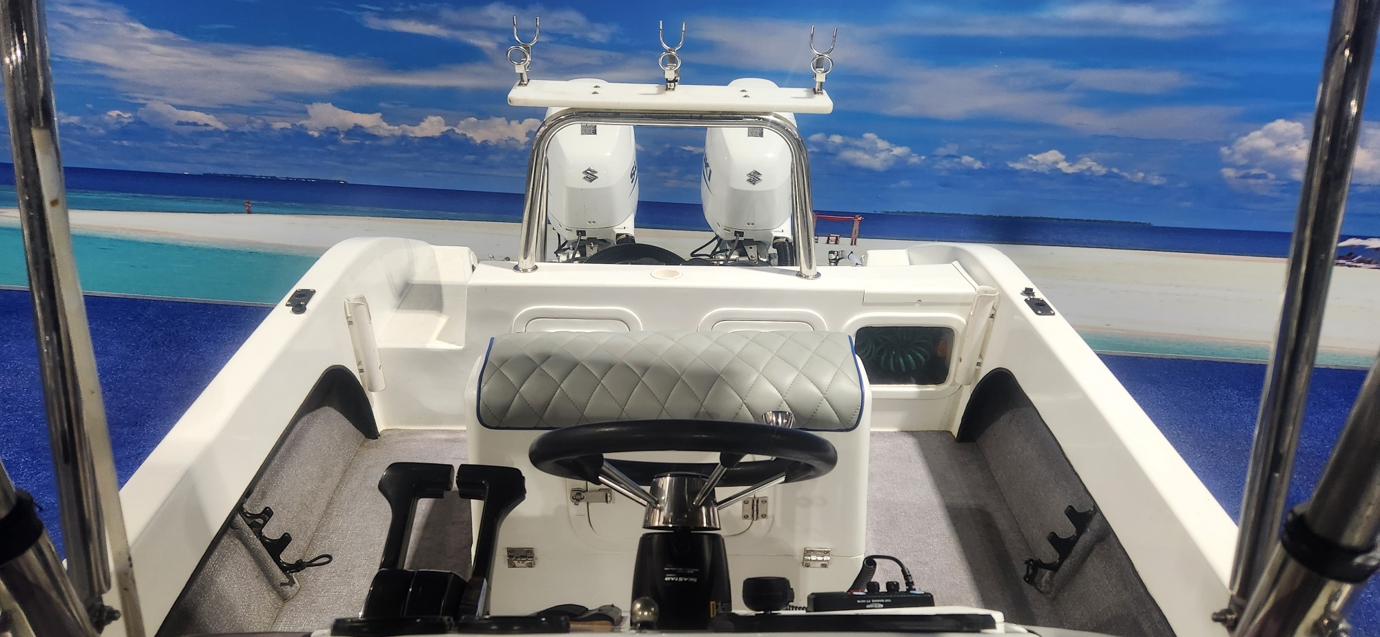 GAMEFISH 170 CC ON TRAILER 2 X 60 HP SUZUKI 4 STROKES 2021 MODEL 200 HOURS FINAN