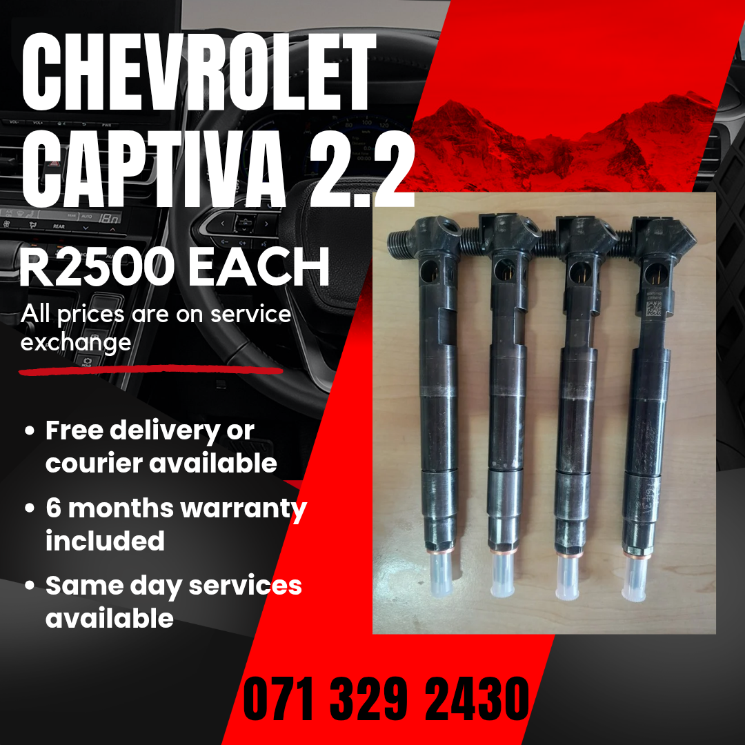 CHEVROLET CAPTIVA 2.2 INJECTORS FOR SALE WITH WARRANTY - Private Seller CHEVROLET CAPTIVA 2.2 INJECTORS FOR SALE WITH WARRANTY - Private Seller