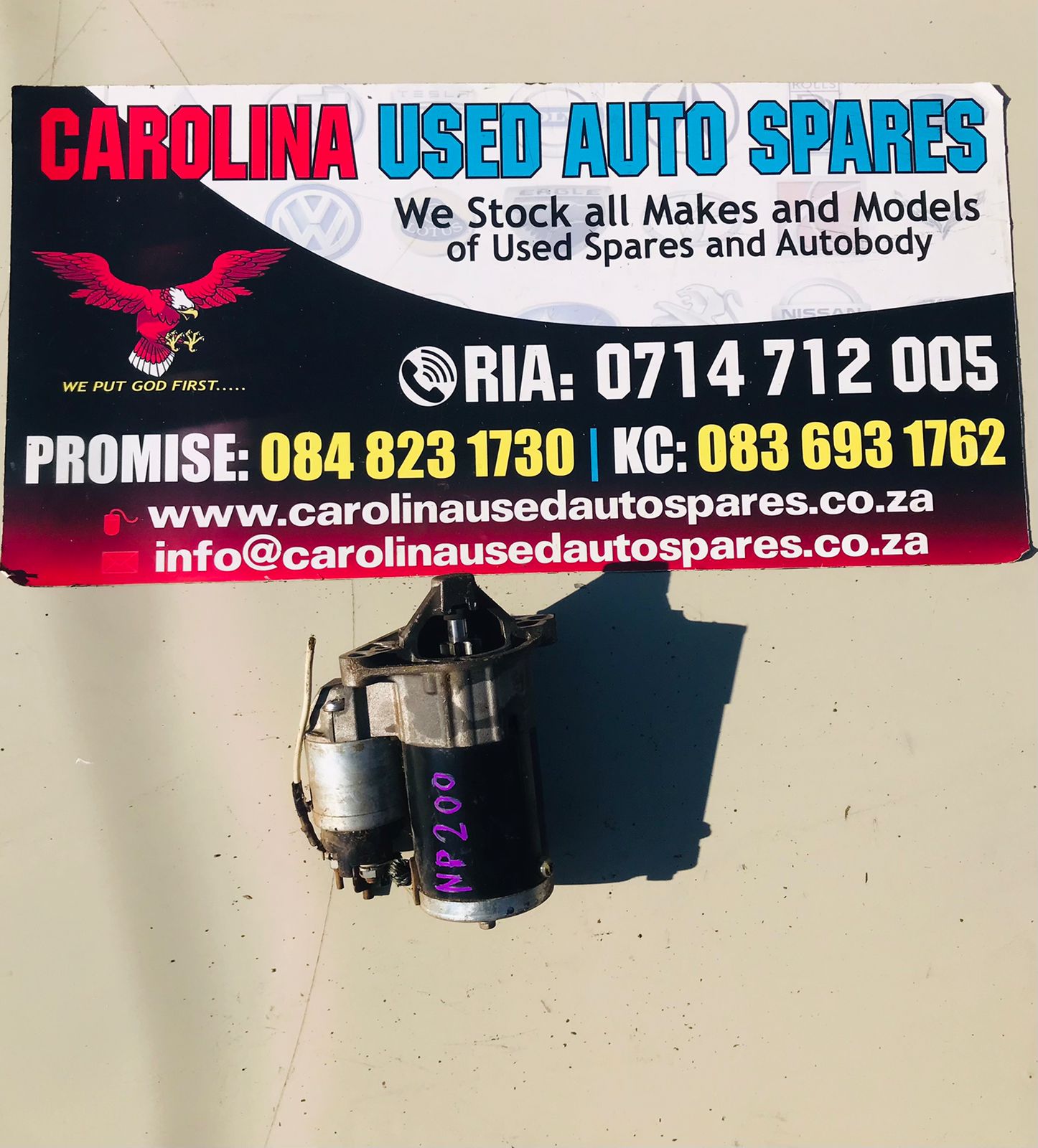 Nissan NP200 starter motor - Private Seller Nissan NP200 starter motor - Private Seller
