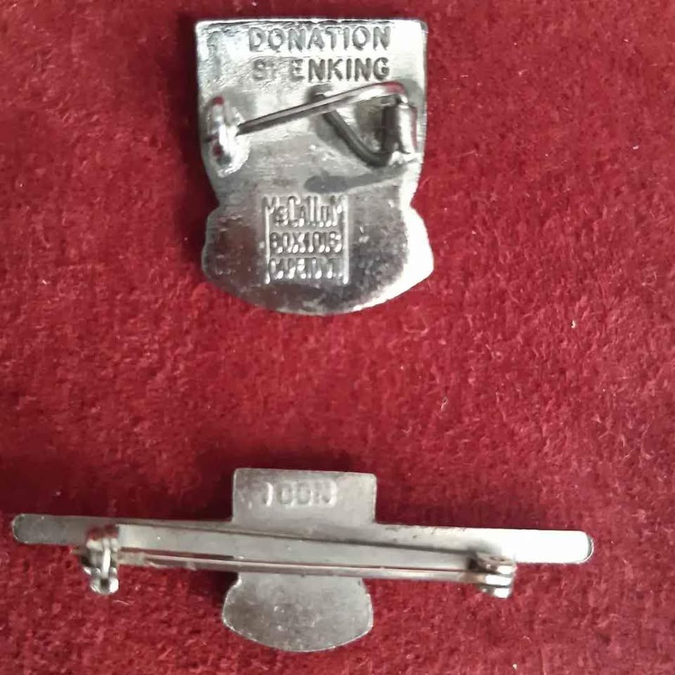 Duo Of Old Collectible Badges