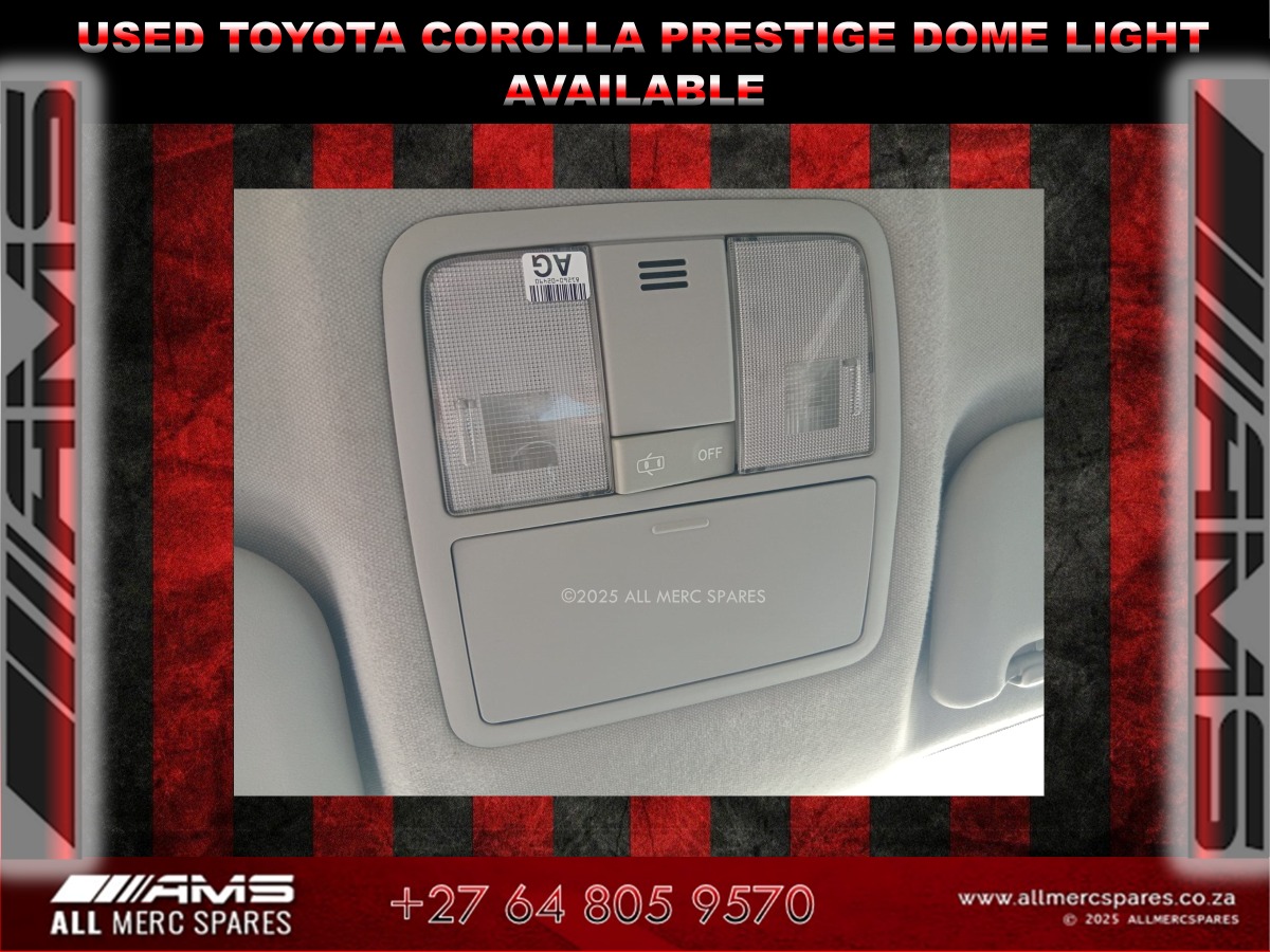 USED TOYOTA COROLLA PRESTIGE DOME LIGHT AVAILABLE - Private Seller USED TOYOTA COROLLA PRESTIGE DOME LIGHT AVAILABLE - Private Seller