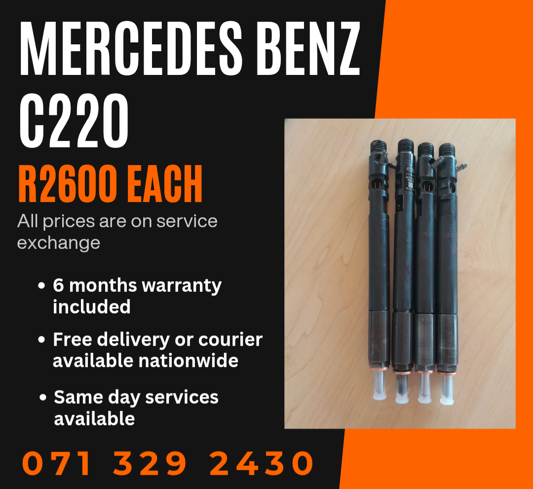 MERCEDES BENZ C220 DIESEL INJECTORS FOR SALE WITH WARRANTY - Private Seller MERCEDES BENZ C220 DIESEL INJECTORS FOR SALE WITH WARRANTY - Private Seller