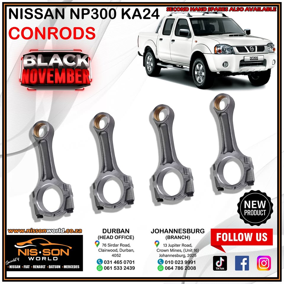 NISSAN NP300 KA24 CONRODS - Private Seller NISSAN NP300 KA24 CONRODS - Private Seller