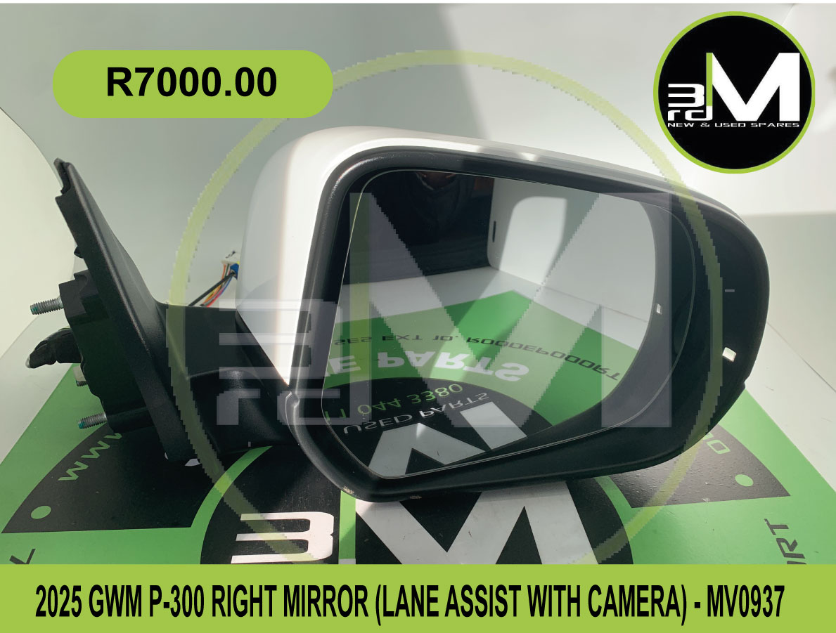 MIRROR RIGHT SIDE (LANE ASSIST & CAMERA) GWM P-300 - Private Seller MIRROR RIGHT SIDE (LANE ASSIST & CAMERA) GWM P-300 - Private Seller