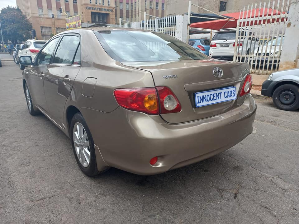 2008 TOYOTA COROLLA PROFESSIONAL 1.6 PETROL , MANUAL TRANSMISSION, GOLD COLOUR,