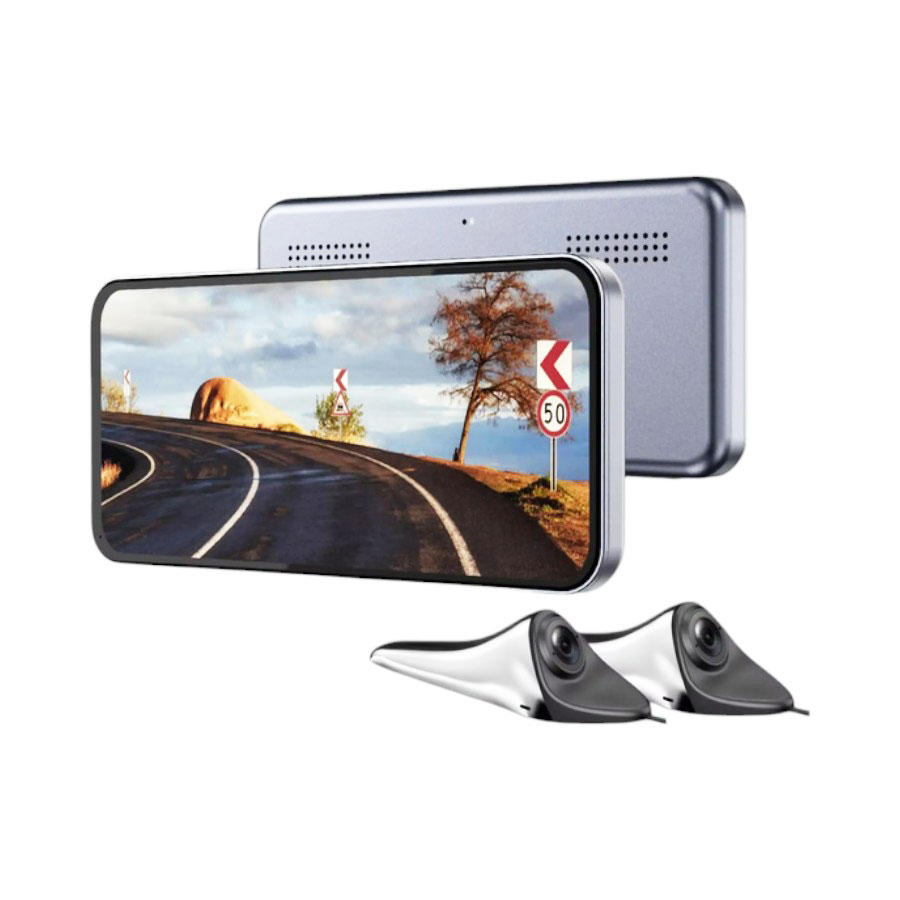 SJ-A65S – 6.25-Inch Smart Rearview Mirror with BSD Blind Spot Detection, AI Alarm & Pedestrian Warning