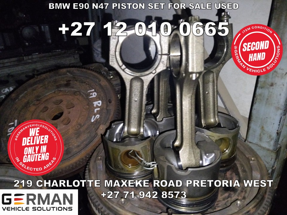 BMW e90 n47 piston set for sale used - Private Seller