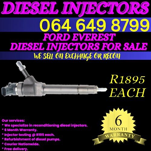 FORD EVEREST DIESEL INJECTORS FOR SALE ON EXCHANGE 6 MONTHS WARRANTY - Private Seller