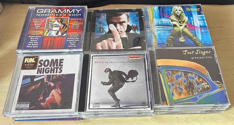 Various Pop and Soft rock music cds