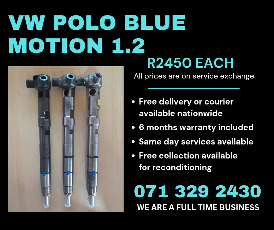 VW POLO BLUE MOTION 1.2 INJECTORS FOR SALE WITH WARRANTY INCLUDED - Private Seller VW POLO BLUE MOTION 1.2 INJECTORS FOR SALE WITH WARRANTY INCLUDED - Private Seller