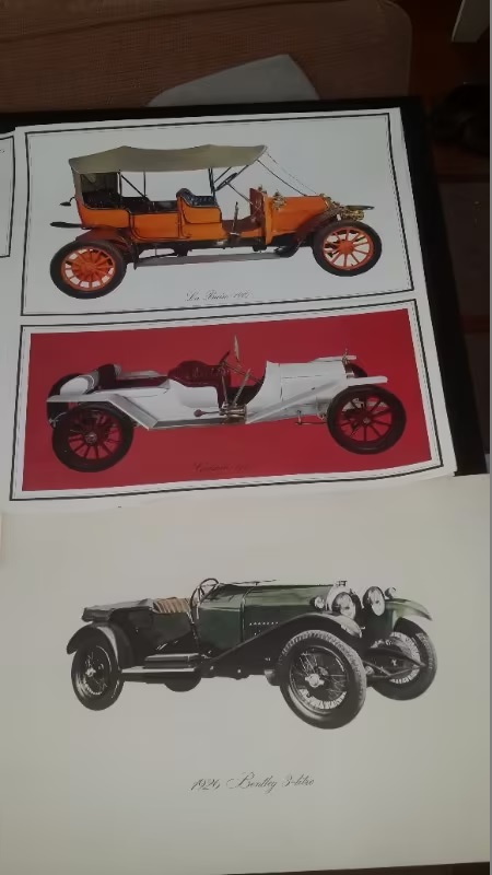 Vintage Car Prints - Large Collection