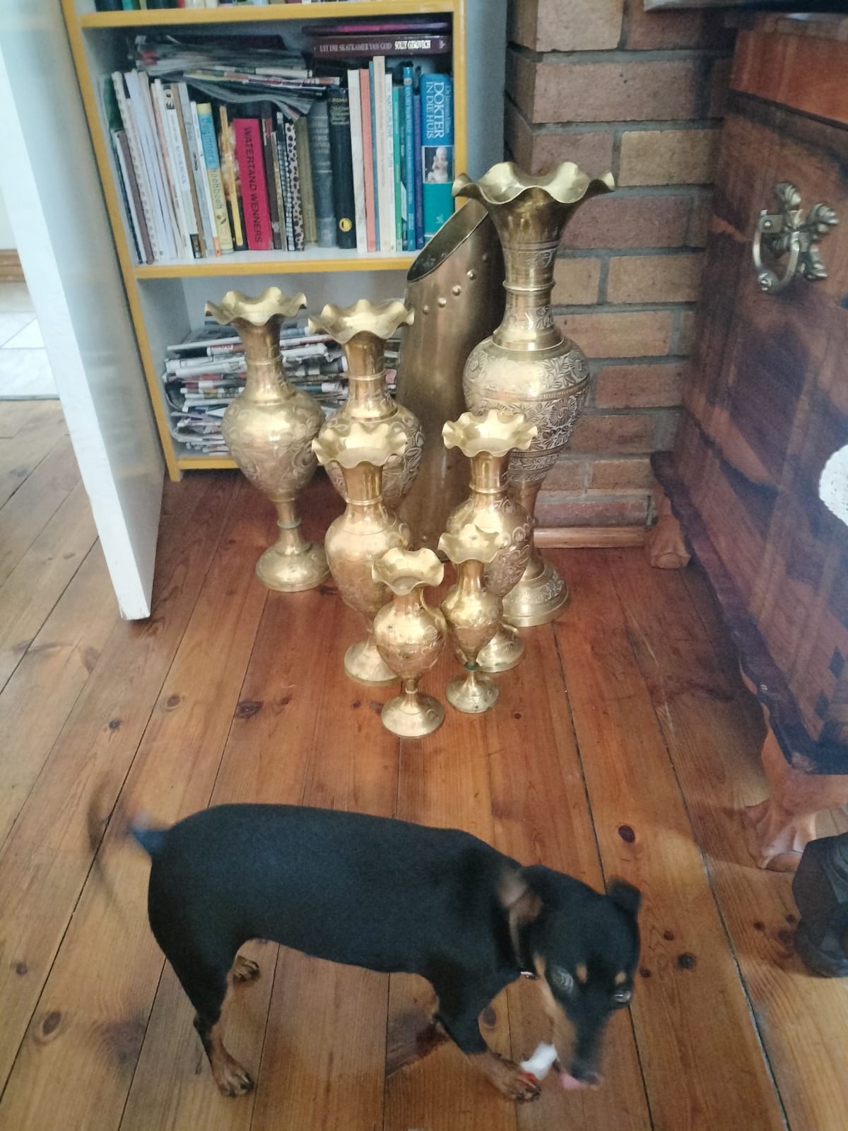 Brass and copper ornaments