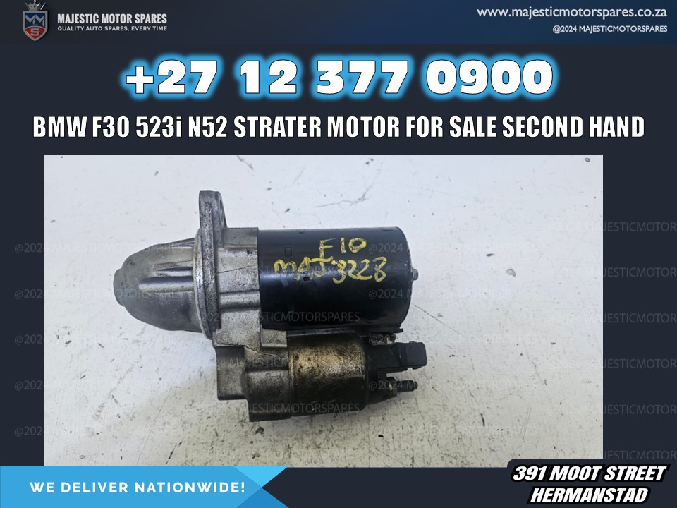 BMW 523i F30 N52 Starter Motor for Sale - Private Seller