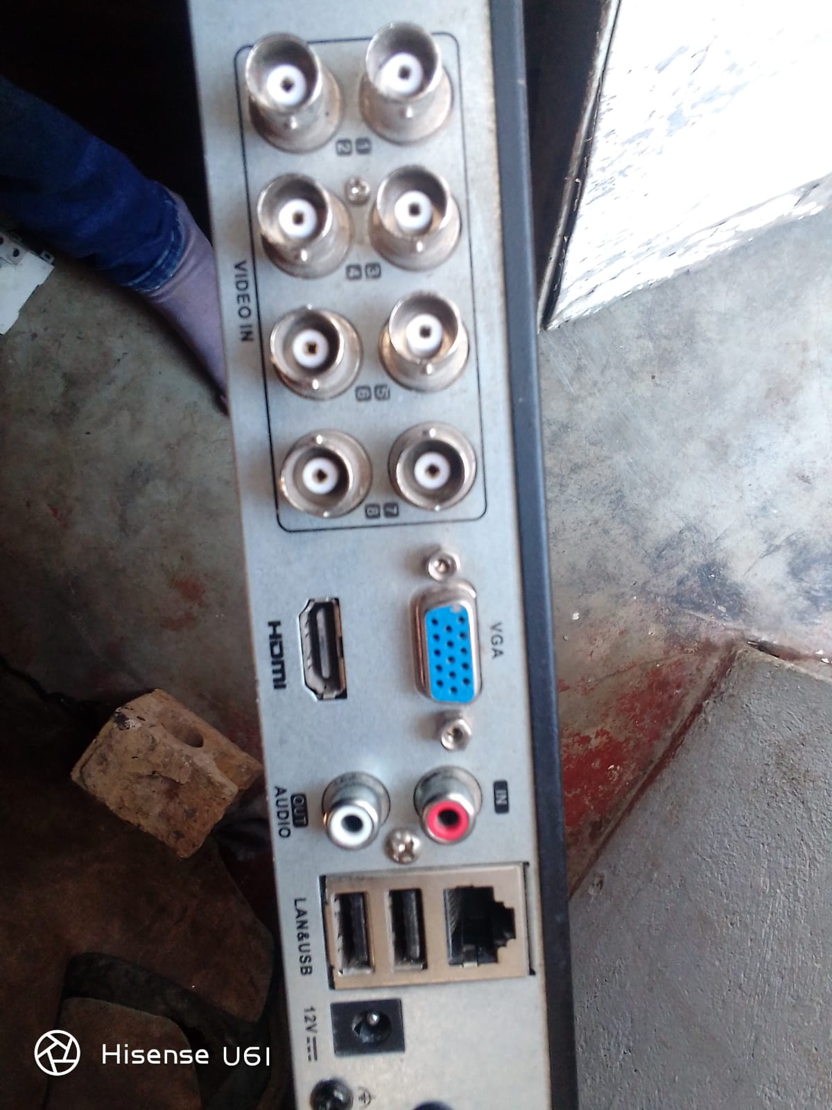 Access control keypad and HIKVISION digital video recorder and circuit breakers