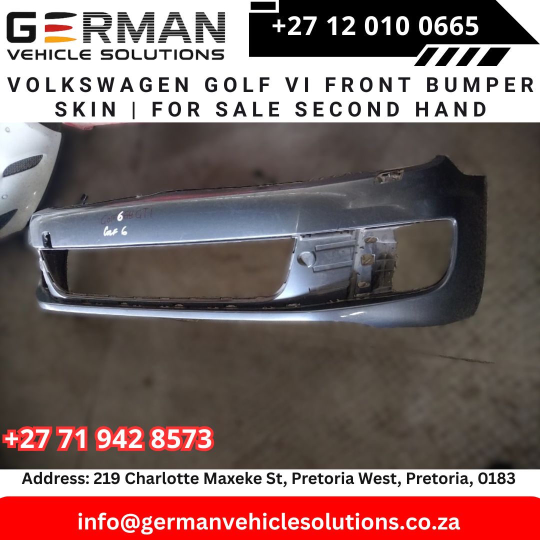 Volkswagen Golf 6 Front Bumper Used skin - Private Seller Volkswagen Golf 6 Front Bumper Used skin - Private Seller