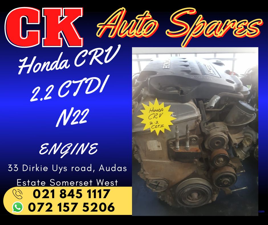 Honda CRV 2.2 CTDI N22 engine for sale | Junk Mail Marketplace