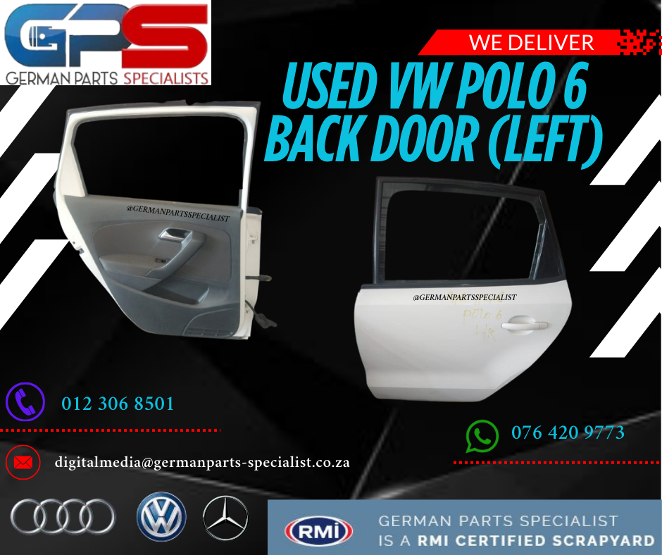 Used Vw Polo 6 Left Back Door For Sale. - Private Seller Used Vw Polo 6 Left Back Door For Sale. - Private Seller