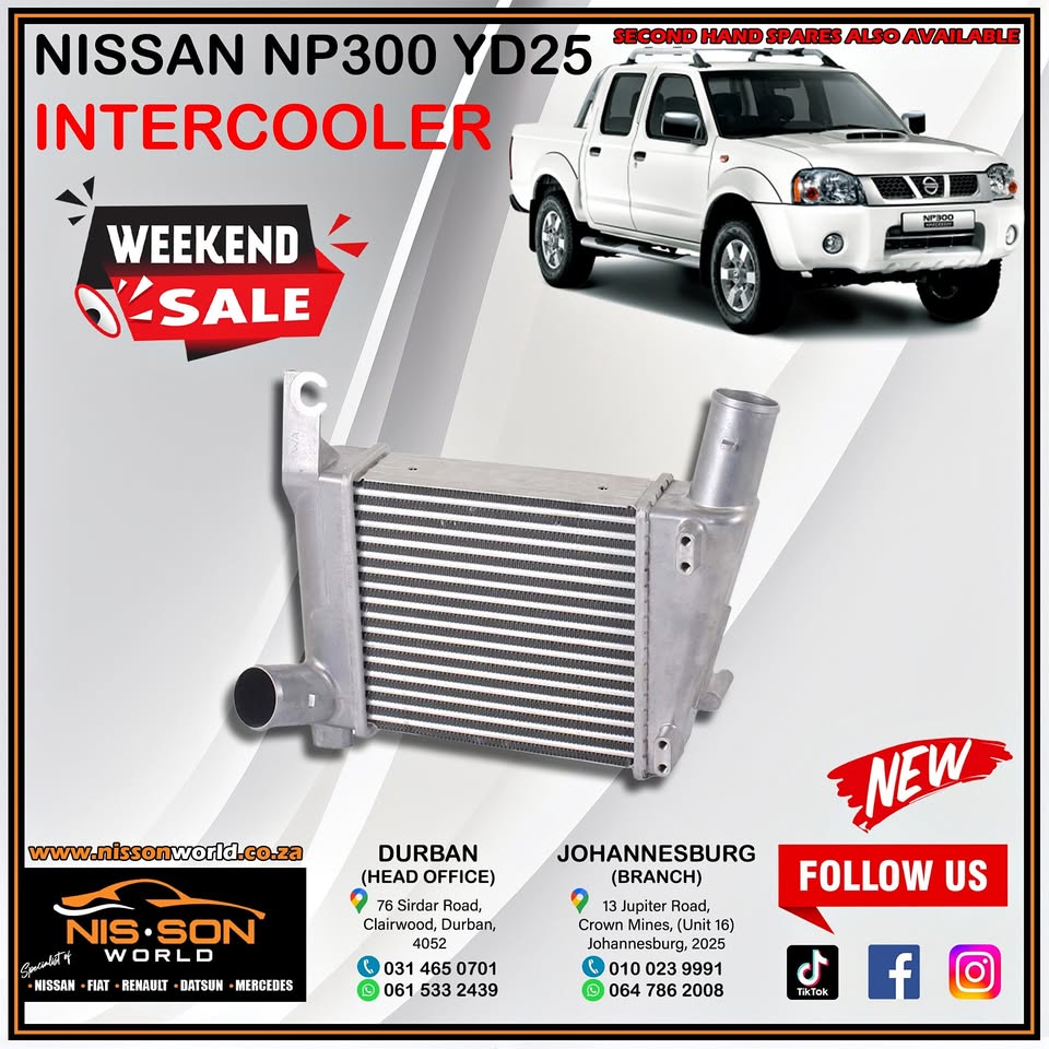 NISSAN NP300 YD25 INTERCOOLER - Private Seller NISSAN NP300 YD25 INTERCOOLER - Private Seller