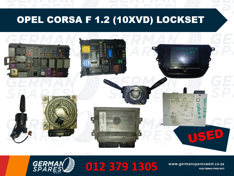 OPEL CORSA F 1.2 (10XVD) USED LOCKSET FOR SALE - Private Seller OPEL CORSA F 1.2 (10XVD) USED LOCKSET FOR SALE - Private Seller