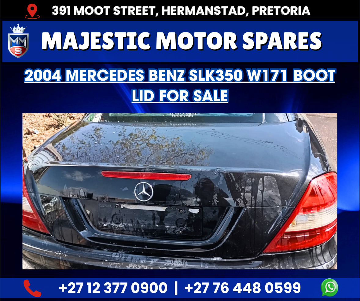 2004 Mercedes-Benz SLK350 W171 Boot Lid – Used for Sale - Private Seller 2004 Mercedes-Benz SLK350 W171 Boot Lid – Used for Sale - Private Seller