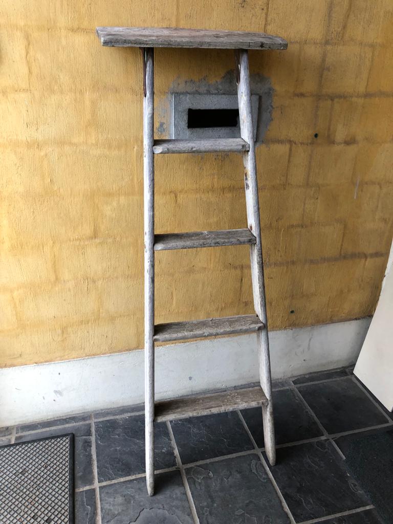 5 Step Vintage single sided Decor ladder 