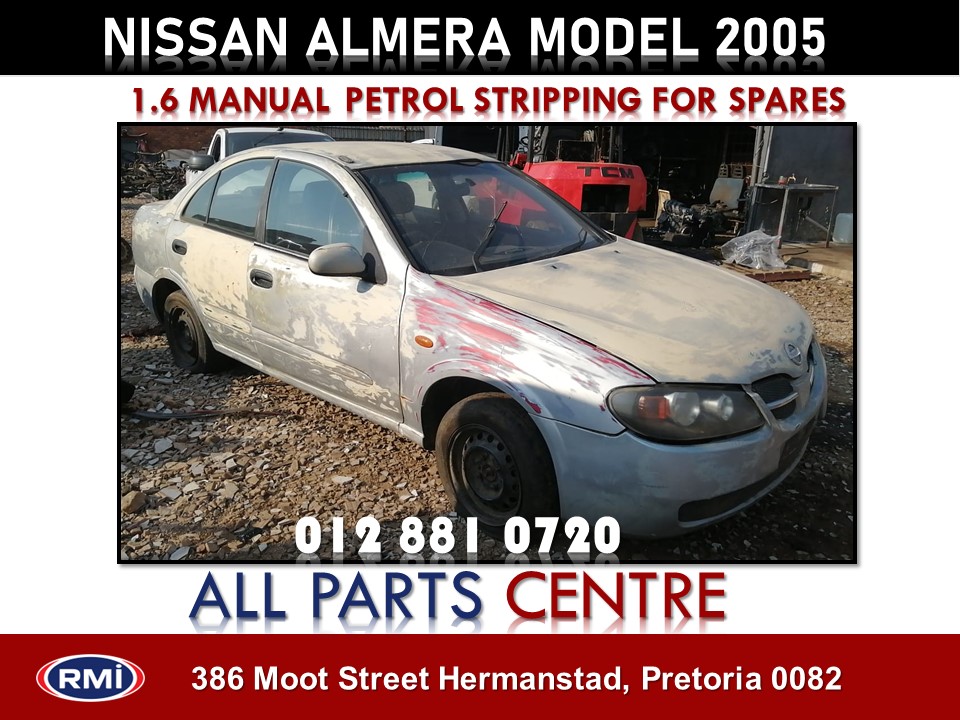 Nissan Almera 1.6 Manual stripping used spares Nissan Almera 1.6 Manual stripping used spares