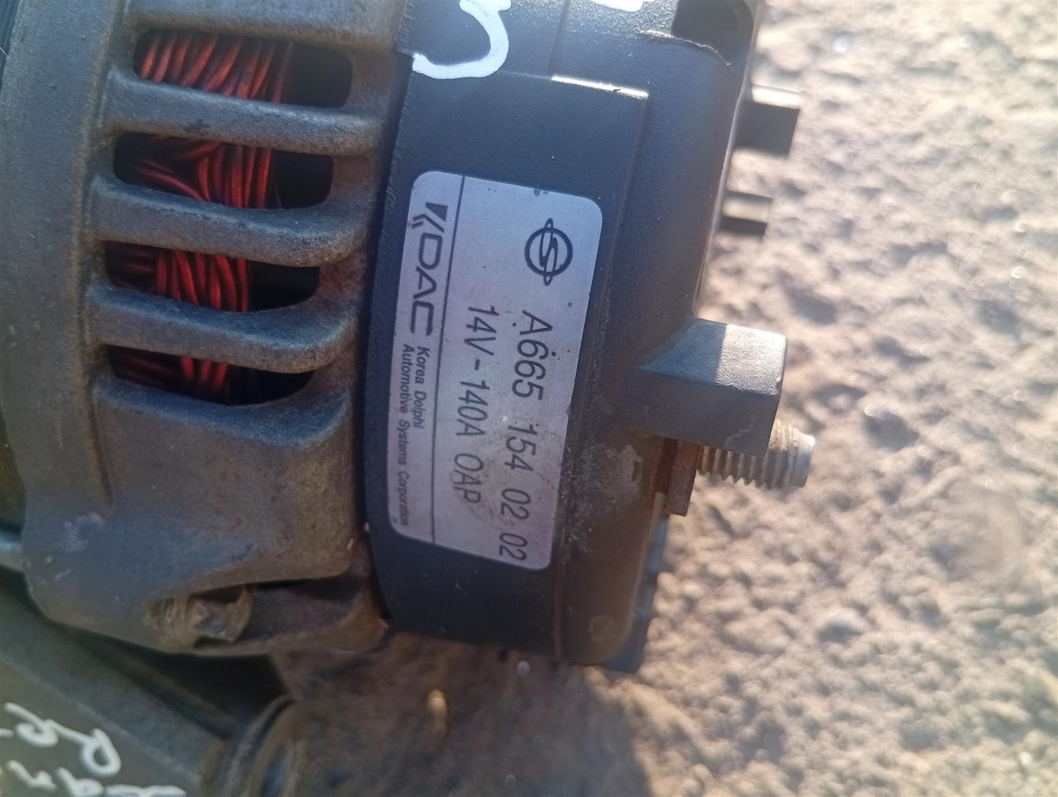Ssangyong rexton radius alternator 270 xdi  2.7 A6651540202 880495 - Private Seller