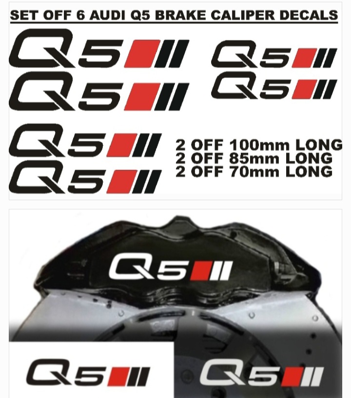 Audi S5 & SQ5 brake caliper stickers decals sets - Private Seller Audi S5 & SQ5 brake caliper stickers decals sets - Private Seller