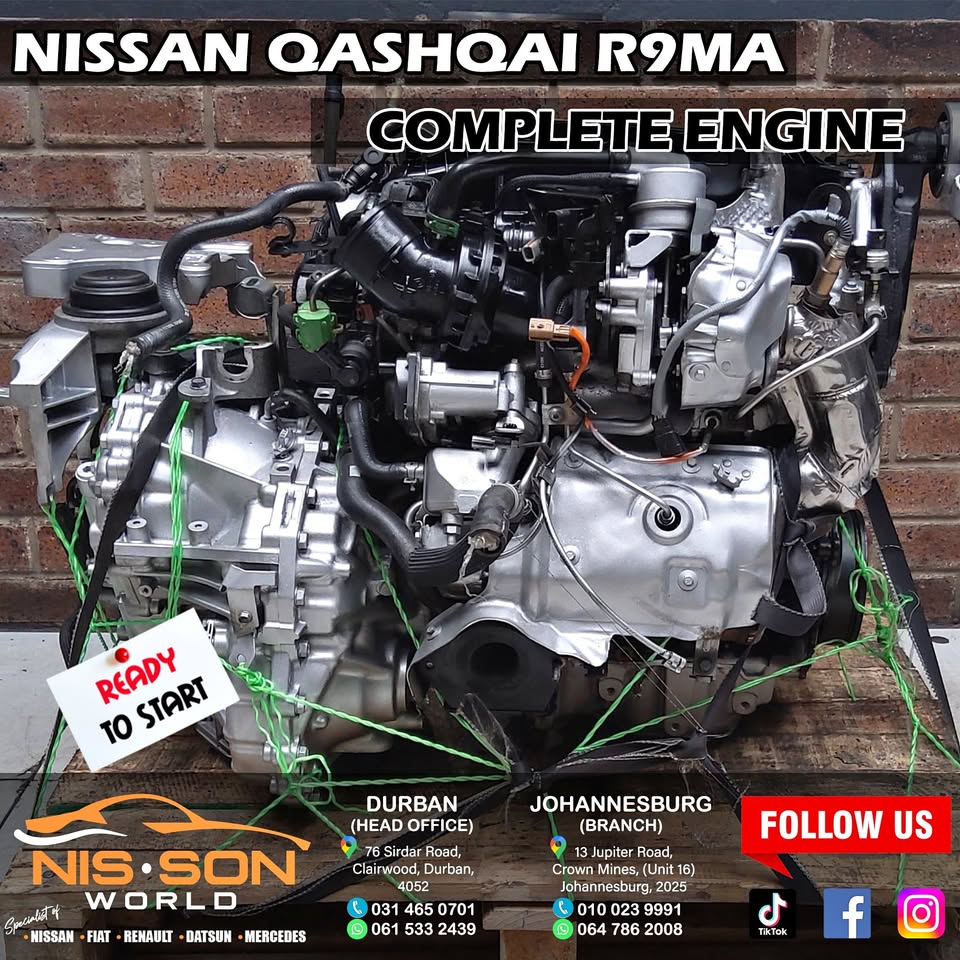NISSAN QASHQAI R9MA COMPLETE ENGINE
