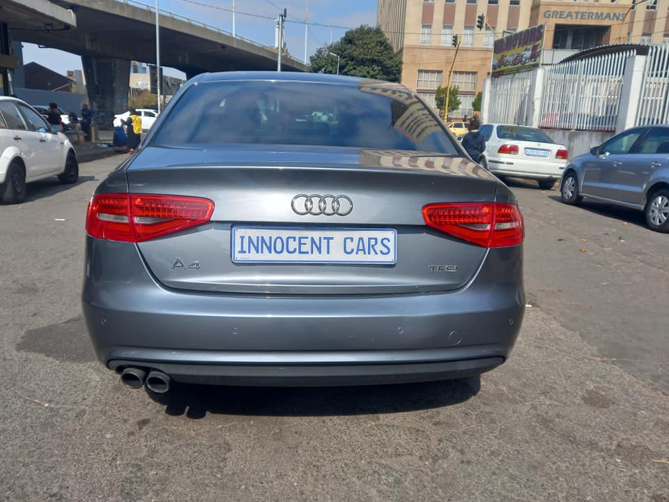 2015 AUDI A4 2.0 TFSI PETROL ENGINE, AUTOMATIC, GREY COLOR, MILEAGE 74000KM