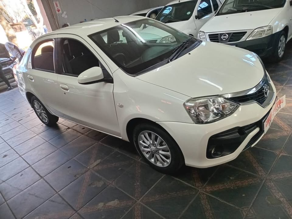 2019 Toyota Etios 1.5 sprint Manual ,White color,Petrol