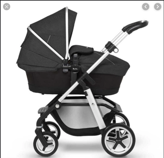 second hand silver cross travel system
