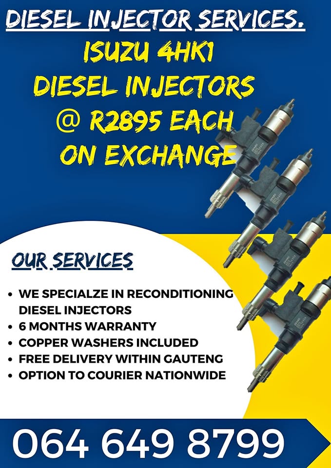 Isuzu 4HK1 diesel injectors - Private Seller Isuzu 4HK1 diesel injectors - Private Seller