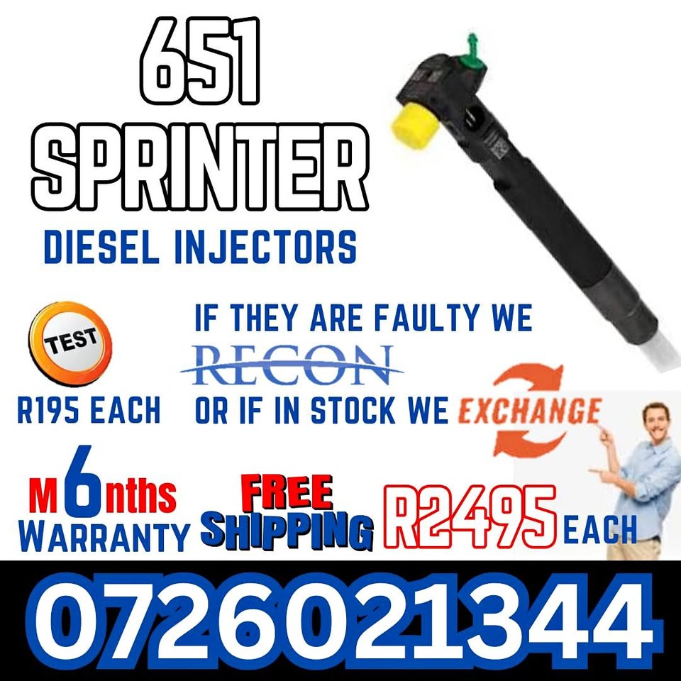 651 Sprinter diesel injectors for sale