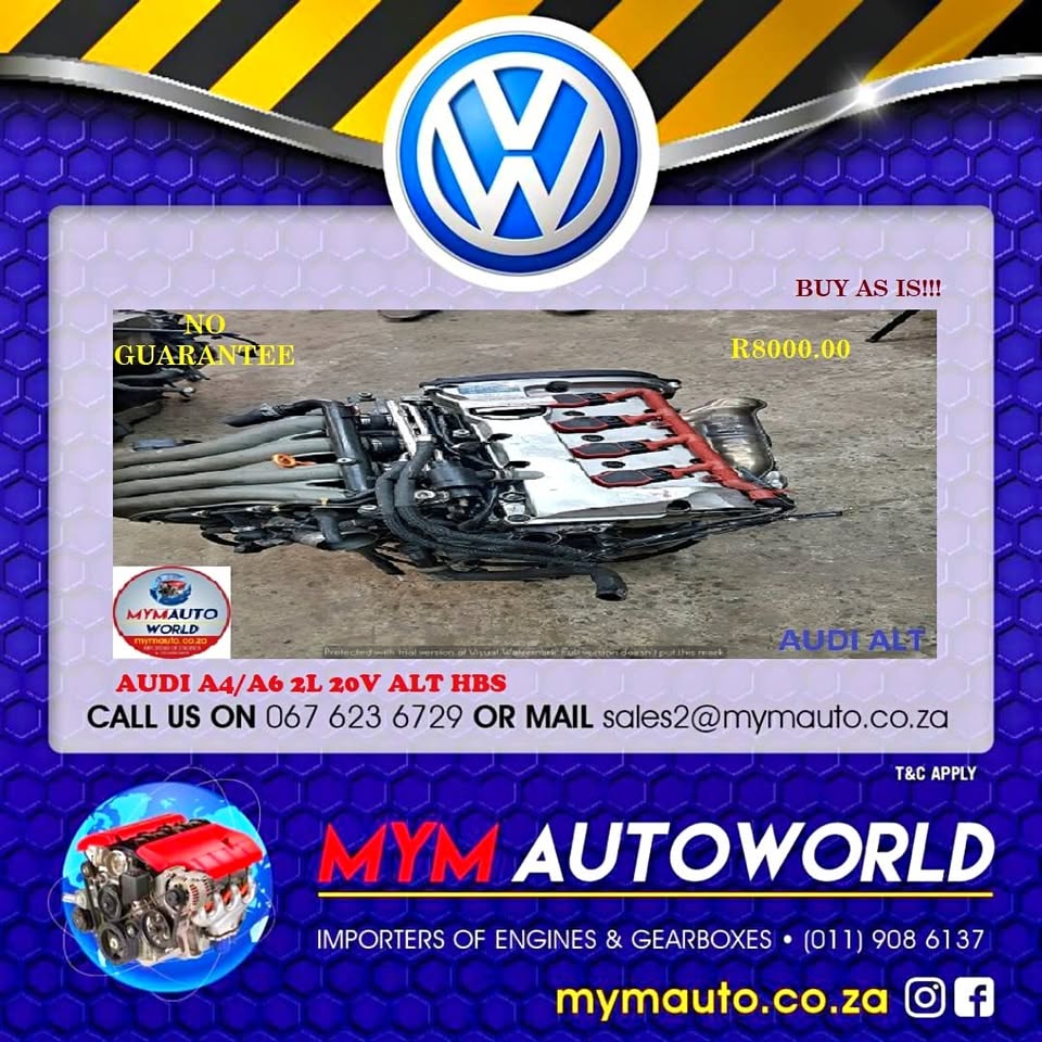 AUDI A4/A6 2L 20V ALT HBS - Private Seller AUDI A4/A6 2L 20V ALT HBS - Private Seller