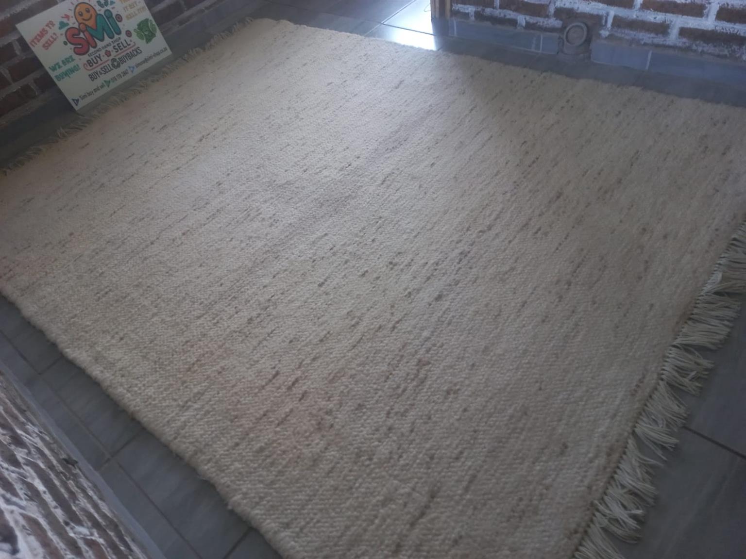 Ocean Hand Crafted Rug by Mafy (2.52m x 1.89m)