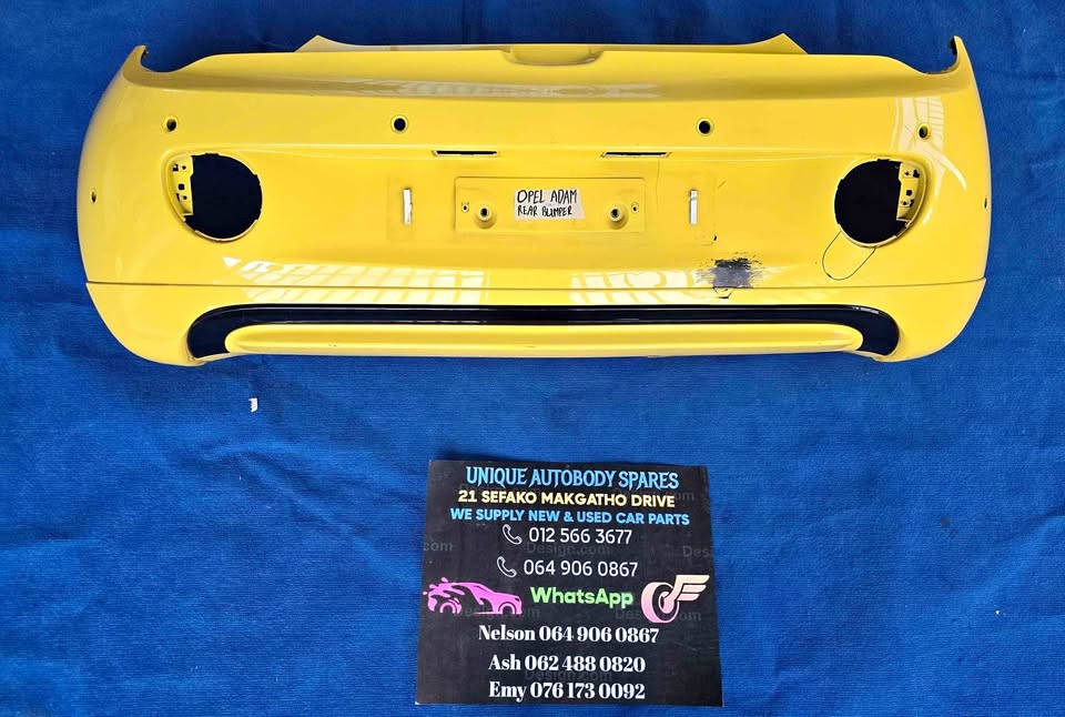 Opel Adam Rear Bumper Opel Adam Rear Bumper