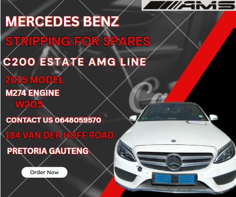 MERCEDES C200 ESTATE AMG LINE 2015 – NOW STRIPPING FOR SPARES - Private Seller MERCEDES C200 ESTATE AMG LINE 2015 – NOW STRIPPING FOR SPARES - Private Seller
