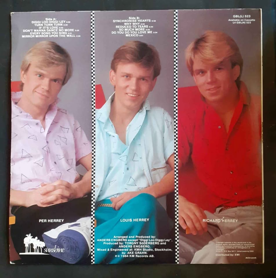 Herrey's - Diggi Loo, Diggi Ley LP Record