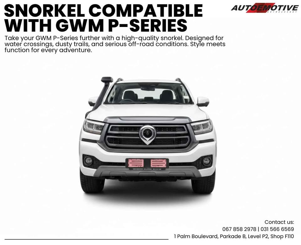 Snorkel compatible with GWM P-Series - Umhlanga - Private Seller Snorkel compatible with GWM P-Series - Umhlanga - Private Seller