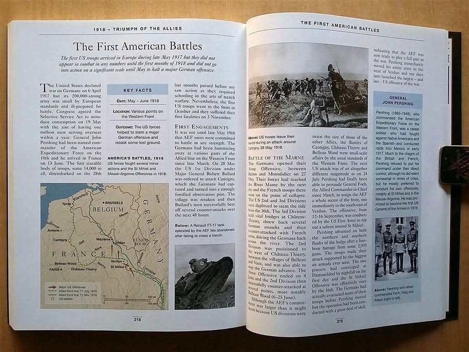 The ultimate illustrated history of World War I. (Book is like new)