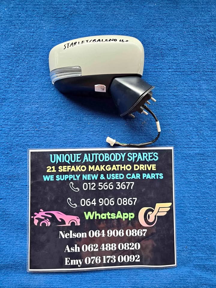 Toyota Starlet / Suzuki Baleno Right Side Mirror 2016 – 2022