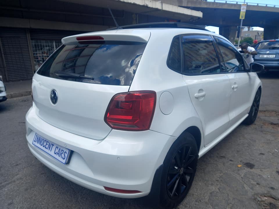 2015 VW POLO 1.2 TSI HIGHLINE, PETROL, MANUAL, WHITE COLOUR, MILEAGE