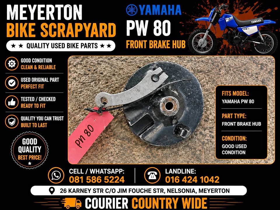 Yamaha PW 80 Brake drum. - Private Seller Yamaha PW 80 Brake drum. - Private Seller