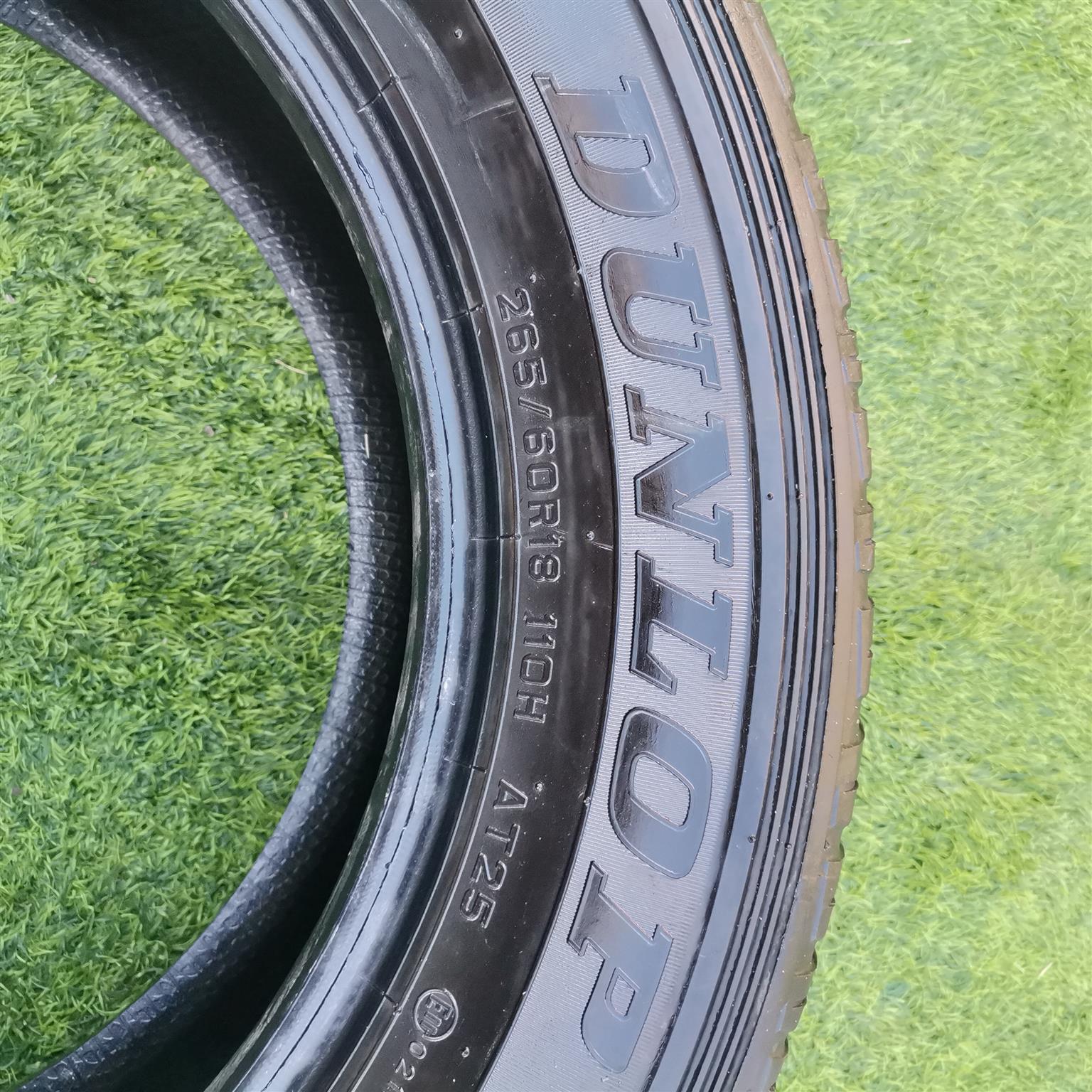 Used Dunlop Grandtrek Emergency Spare Tyres Available For Sale.Size-265/60/18. - Private Seller