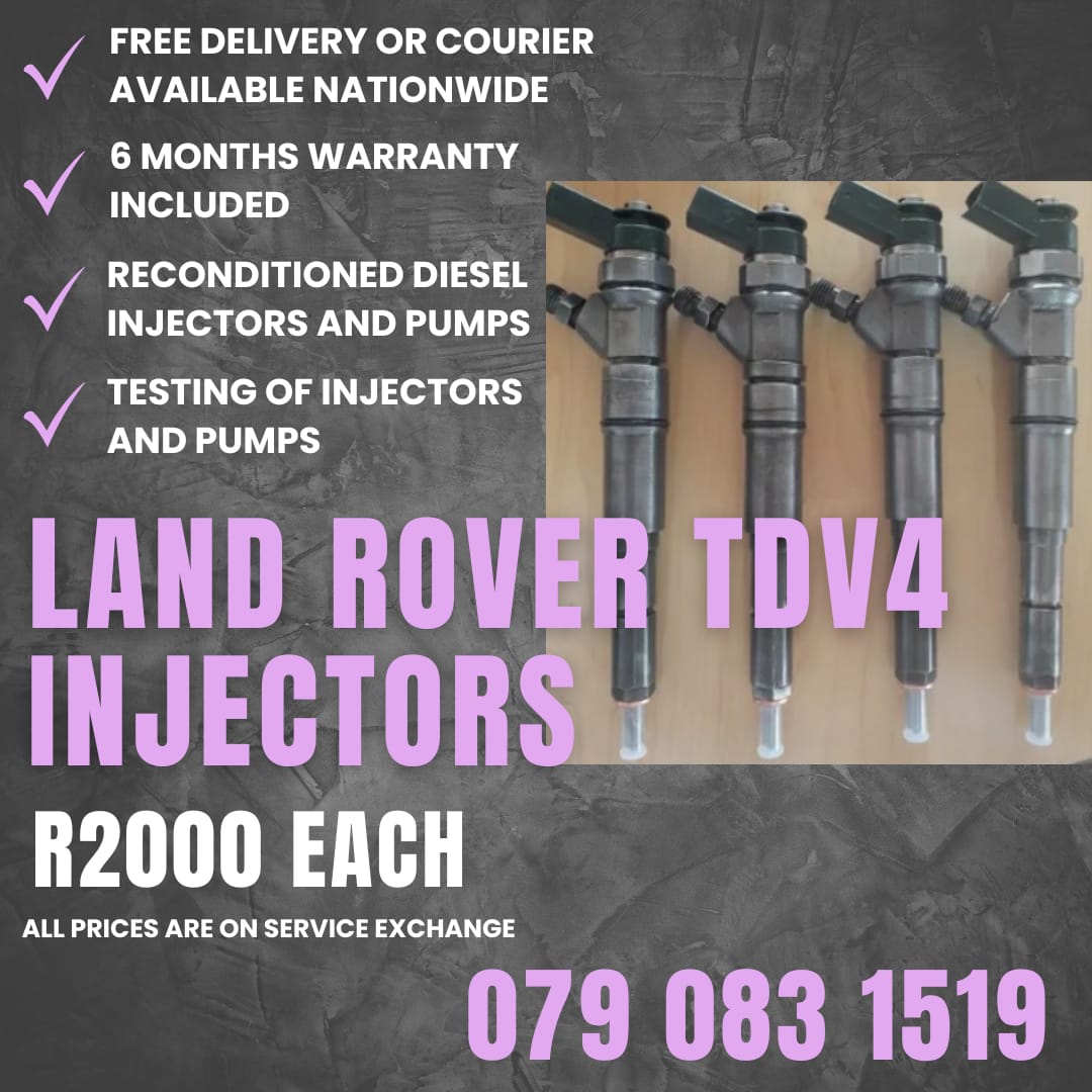 LAND ROVER TDV4 INJECTORS FOR SALE WITH WARRANTY - Private Seller LAND ROVER TDV4 INJECTORS FOR SALE WITH WARRANTY - Private Seller